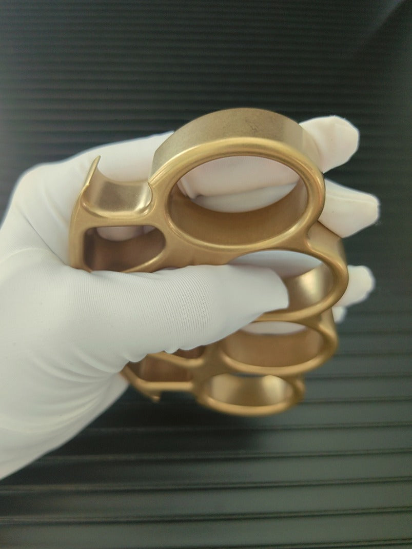 High Quality Stonewashed Brass Knuckle Duster Bottle Opener EDC