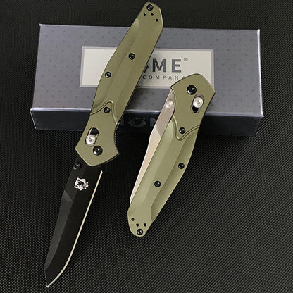 Coltello pieghevole Liome 940 Axis con impugnatura in alluminio Saber