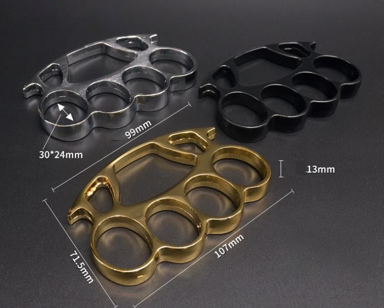 Round head-brass knuckle duster EDC Protective supplies