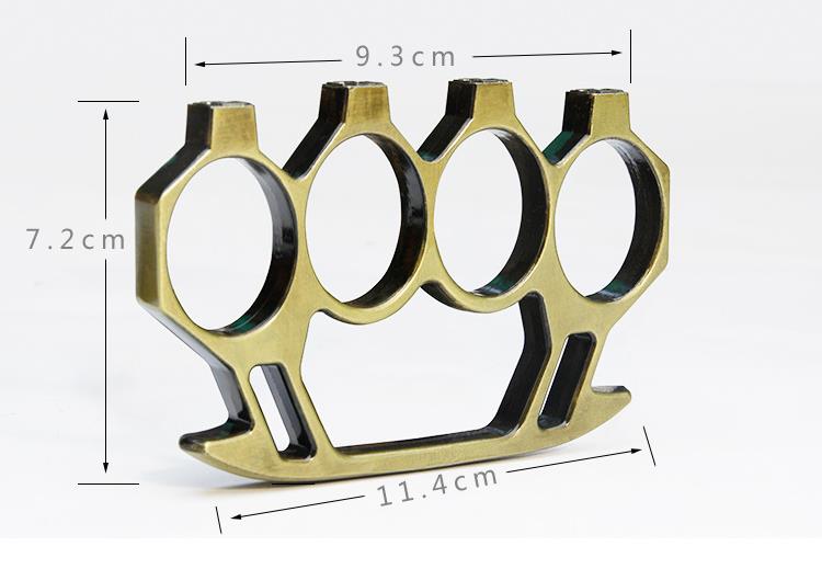 T-Multicolor Brass Knuckle Duster Self-defense Boxing