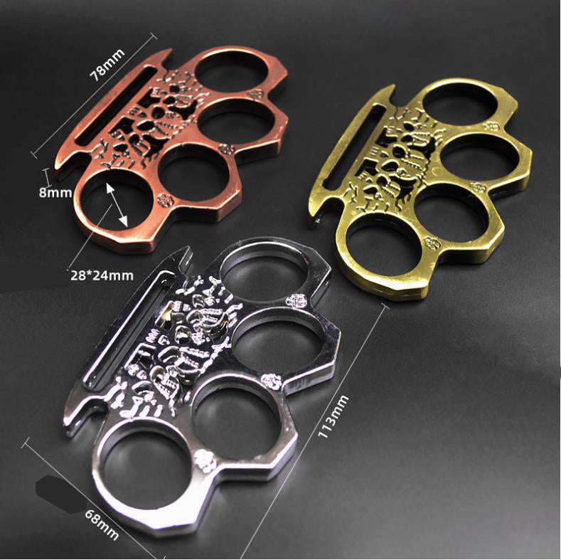 Ghost-Hard Brass Knuckle Duster Self-protection Window Breaker EDC