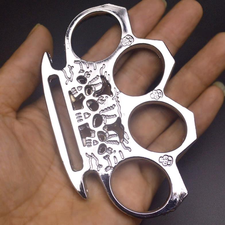 Ghost-Hard Brass Knuckle Duster Self-protection Window Breaker EDC