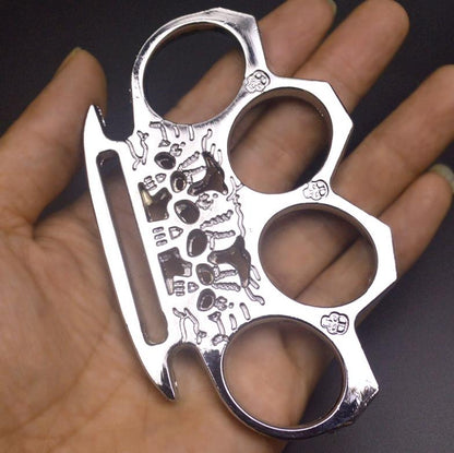 Ghost-Hard Brass Knuckle Duster Self-protection Window Breaker EDC