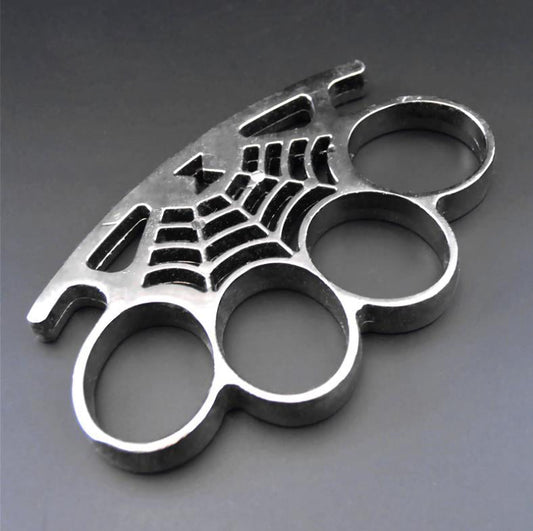 Cobweb-brass knuckle duster Training Self-defense Broken Window