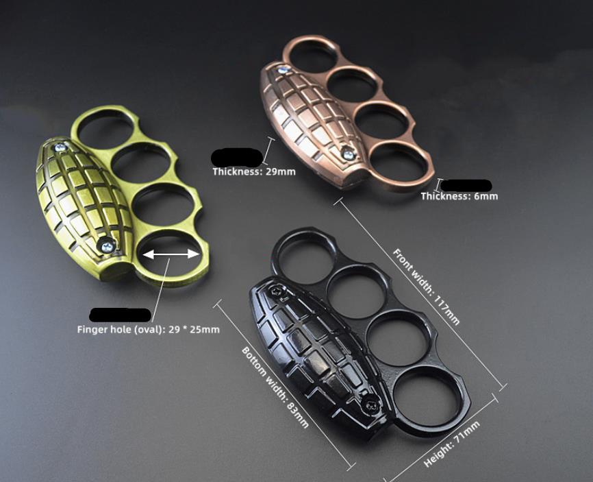 Grenade-brass Knuckle Duster Boxing Grapple Protective Gear