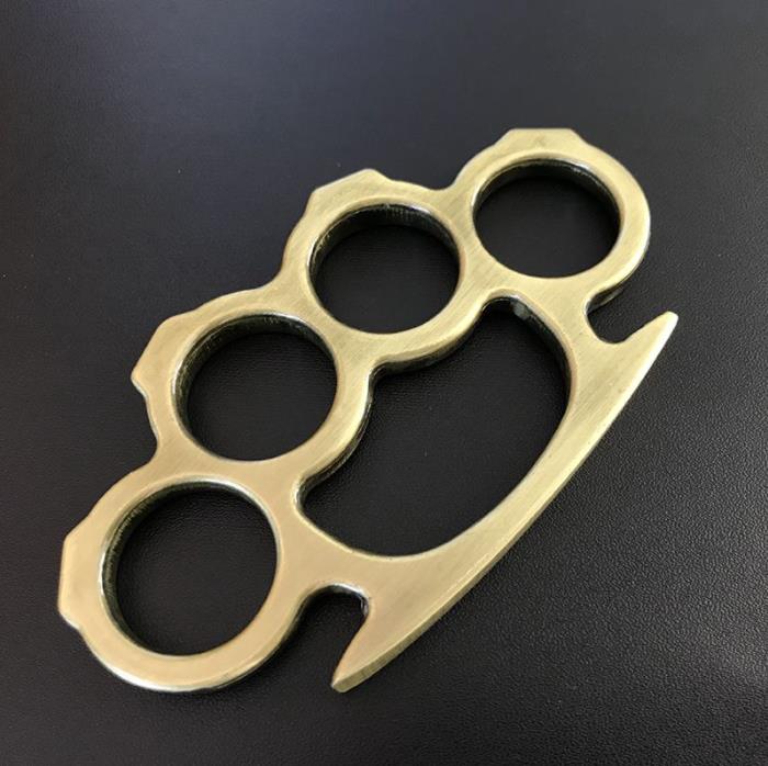 With Rope Brass Knuckle Duster for Self Defense EDC