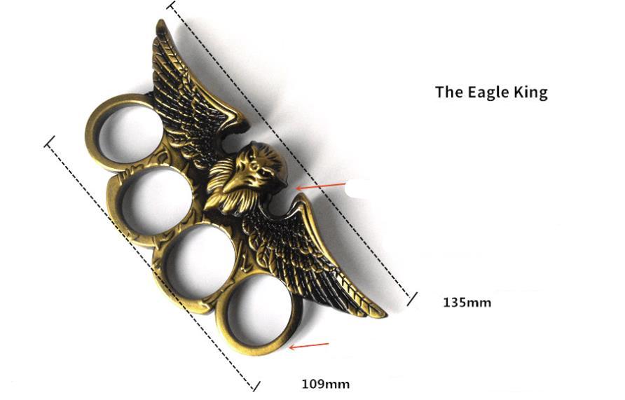 Eagle King-Tirapugni in ottone spesso autodifesa EDC