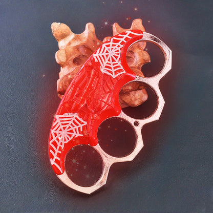 Spider-Man Series Zinc Alloy Red Knuckle Duster EDC