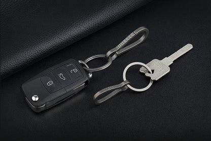 Fashion Minimalist Titanium Keychain Clip Key