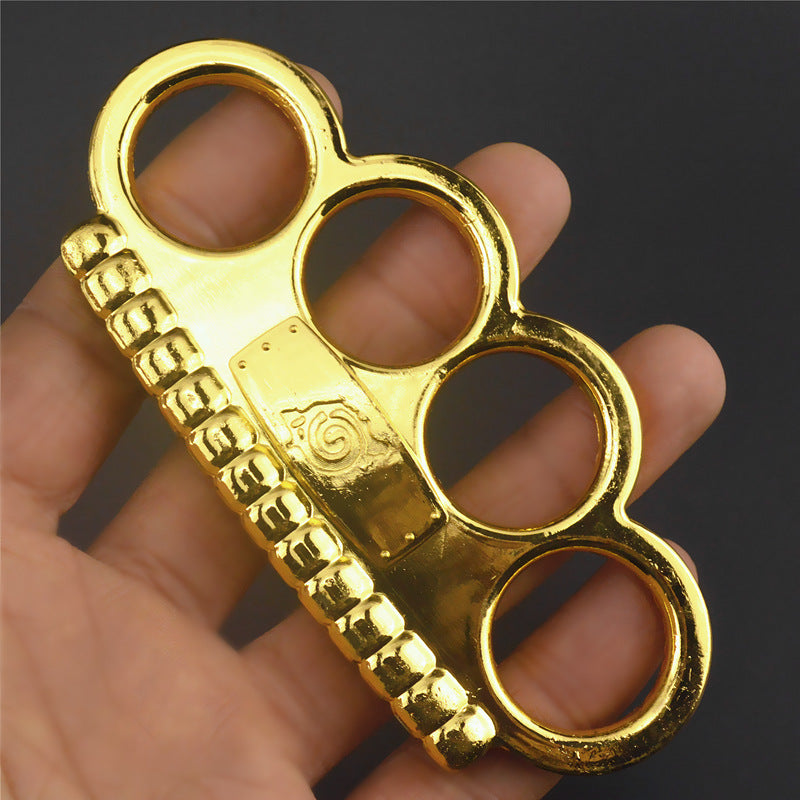 Naruto-Brass Knuckle Duster EDC Autodifesa Rompifinestre