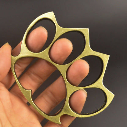 Lotus-Solid Brass Knuckle Duster for Window Breaker Self Defense EDC