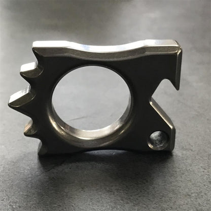 Titanium Hedgehog Open Bottle Knuckle Duster – EDC Multi-Tool