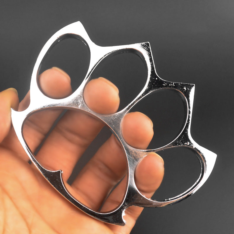 Lotus-Solid Brass Knuckle Duster for Window Breaker Self Defense EDC