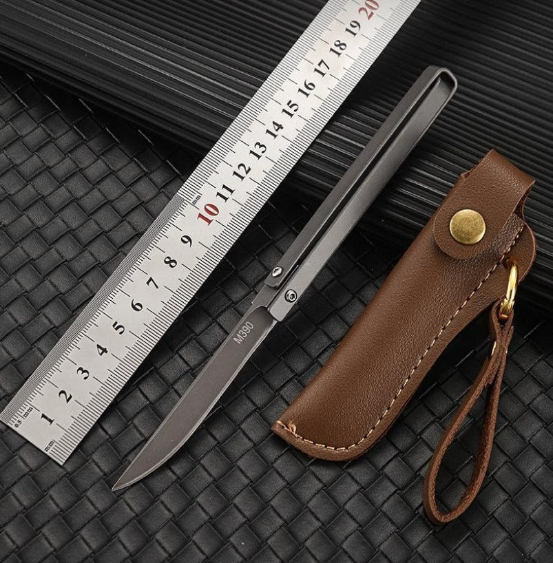 Outdoor Protective Mechanical Handle Folding Knife Mini Knives