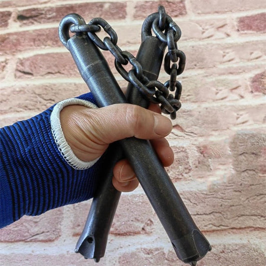 Heavyweight Tungsten Steel Handmade Nunchaku Martial Arts Practice
