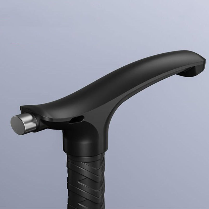 Portable Trekking Pole Baton Window Breaker Cone Multi-Tool