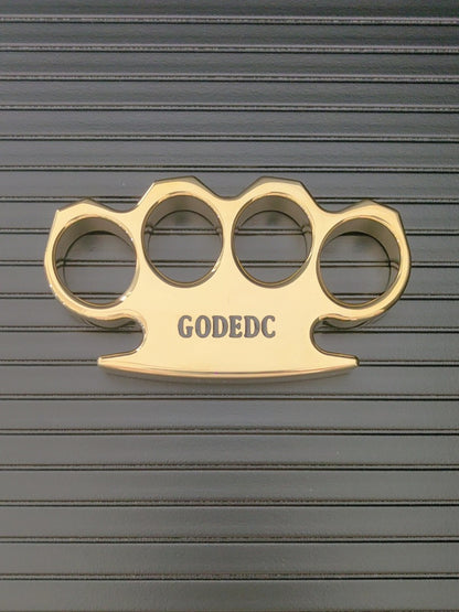 GOD EDC Classic Mirror Brass Knuckle Duster
