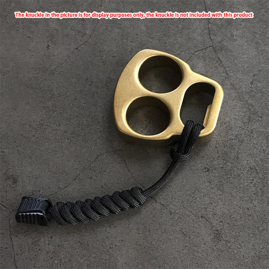 Woven Umbrella Rope Knuckle Lanyard Pendant EDC