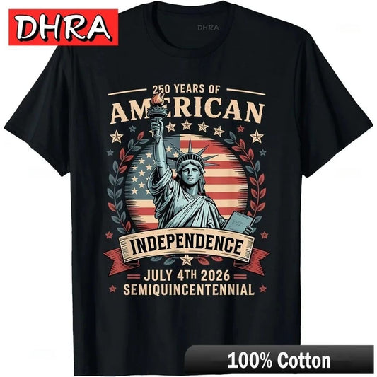 American 250 Anniversary 250 Year American T-shirt Independence Day Commemorative T-shirt