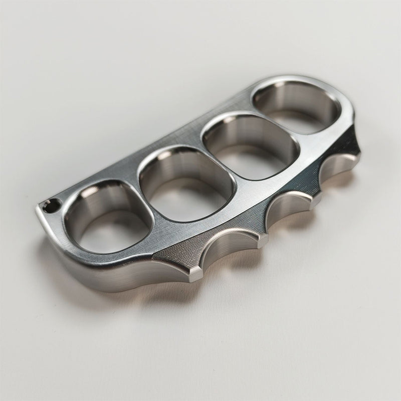 Pea- Solid 304 Precision Steel Knuckle Duster Defense EDC