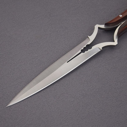 High Hardness Tactical Straight Knife with Blade Sheath EDC