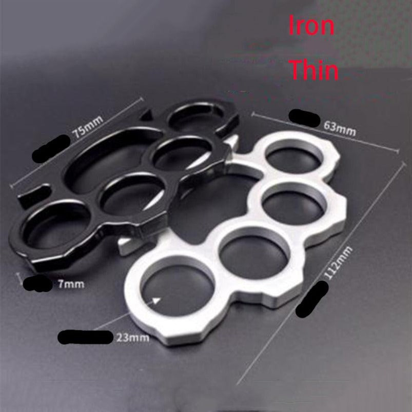 Classic-Iron Knuckle Duster Safety Defense Window Breaker EDC Tool