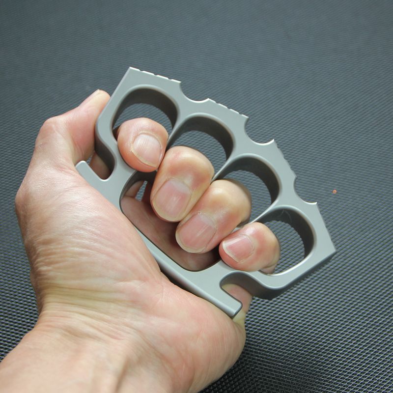 Iron Man-440c Hard Stainless Steel Knuckle Duster Combat EDC Tool