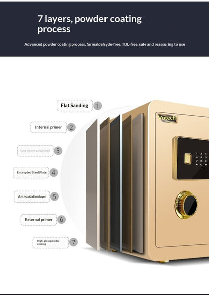 All-steel Safe Electronic Password Mini Combination Lock Box