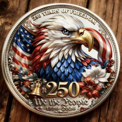 American Independence 250 Anniversary Commemorative Coin Iconic Element Commemorative Medallion