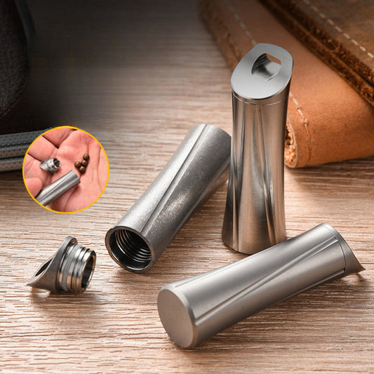 Titan Mini Skyscraper Waterproof Outdoor Pill Case Survive Tool EDC