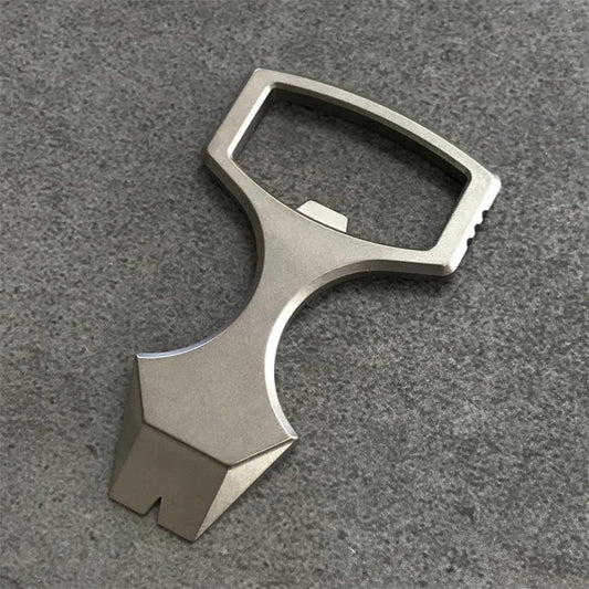 Mini Portable Titanium Alloy Crowbar Bottle Opening EDC