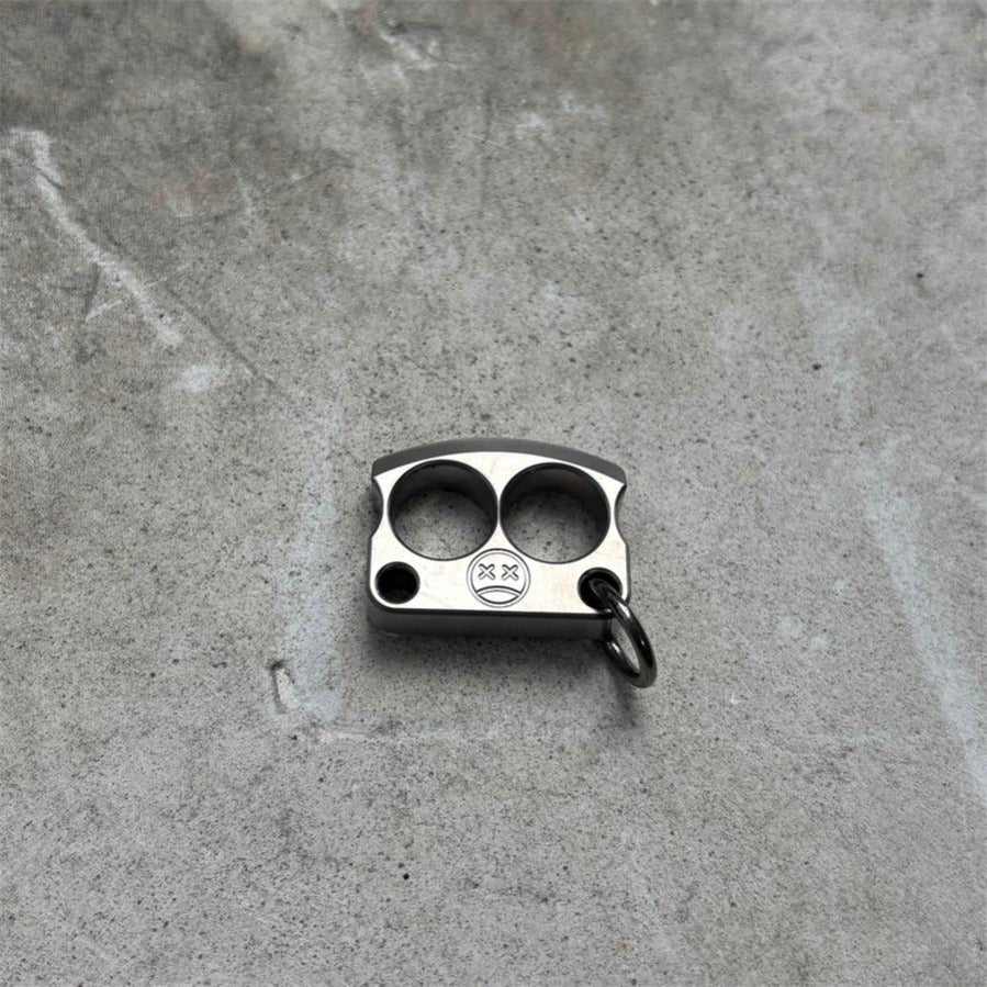Mini Titanium Knuckle Duster Pendant Jewelry