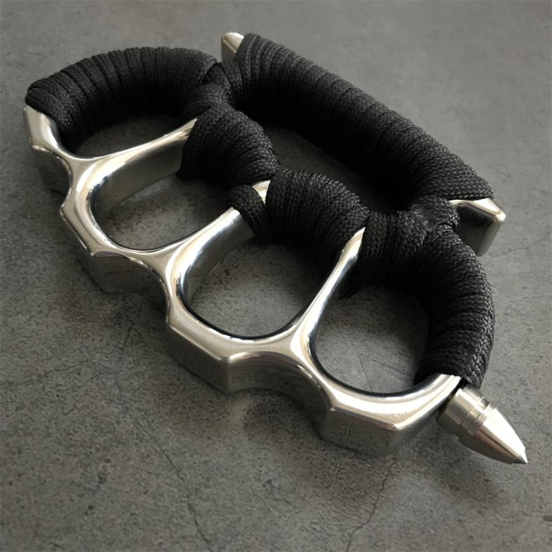 Removable Steel Head Mirror Steel Knuckles EDC