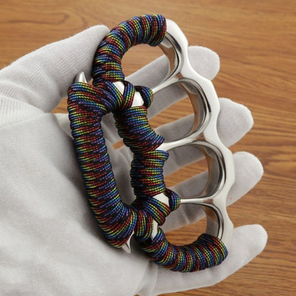 Eagle-With Rope Thickened Solid Pure Steel Knuckle Duster