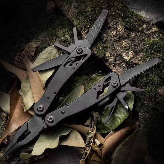 Multi-Task Utility Pliers Pocket Knives Nylon Set with Bit Kit