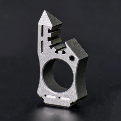 Thickened Titanium Alloy Knuckle Duster Open Bottle EDC