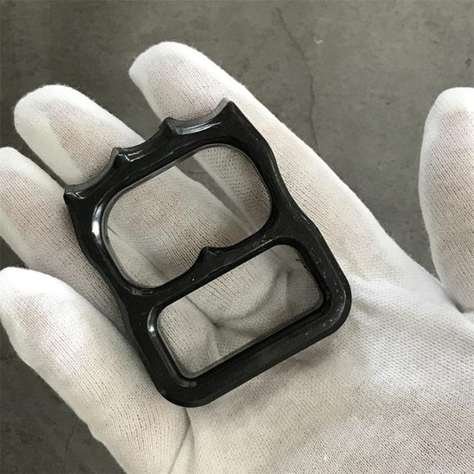 Compact Two-Finger Knuckle Duster Outdoor Safety EDC