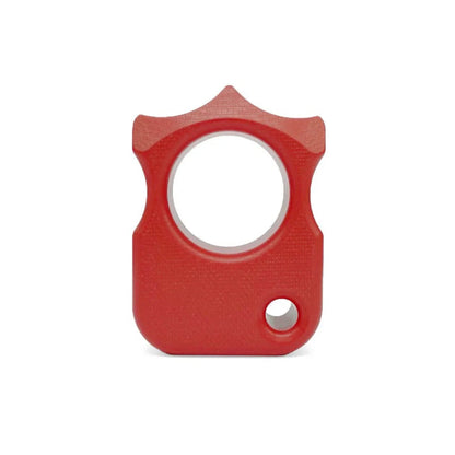 Red G10 Knuckle Duster Keychain Women's Self-defense Accessories