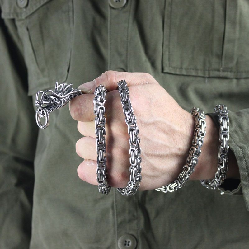 Titanium Steel Defense Bracelet Jewelry Combat EDC