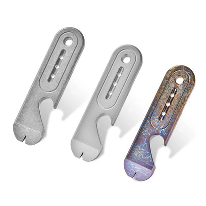 Personalized Colorful Key Charm Multifunctional Titanium Pry Bar
