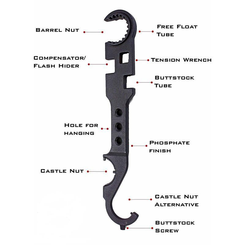 High Hardness Multi-function Combination Wrench Tool