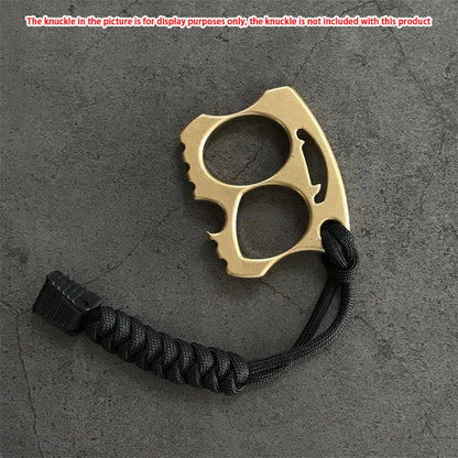 Woven Umbrella Rope Knuckle Lanyard Pendant EDC