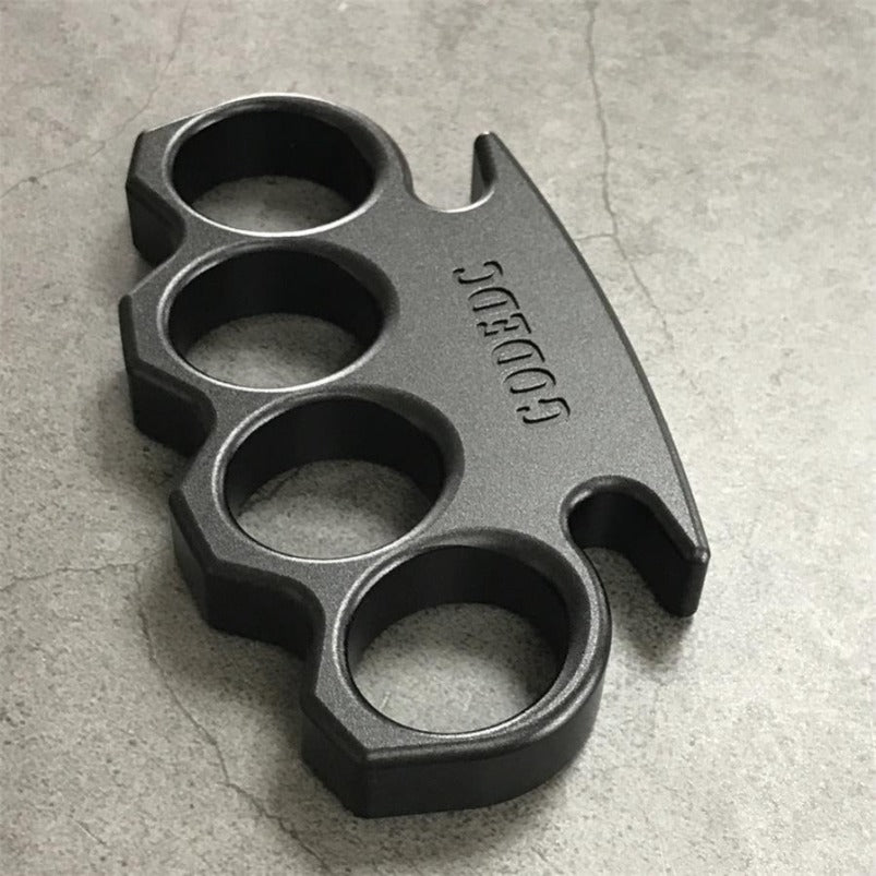 GODEDC Black Lightweight Aviation Aluminum Knuckle EDC