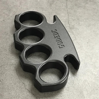 GODEDC Black Lightweight Aviation Aluminum Knuckle EDC