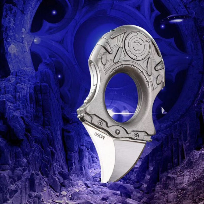 M390 Blade Knuckle Duster Faca de boxe Mini Defesa EDC Ferramenta