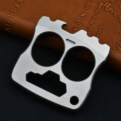 Titanium Two Finger Knuckles Duster Bottle Opener Hex Wrench
