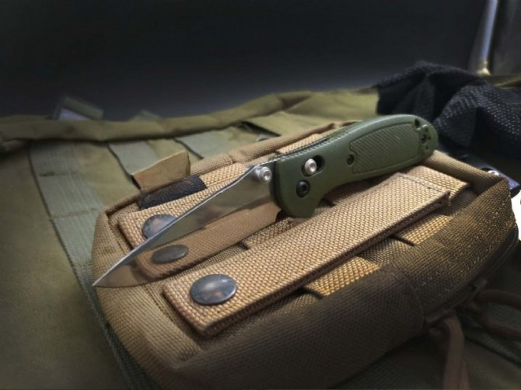 BM556 Folding Knife Nylon Fiberglass Plastic Handle EDC