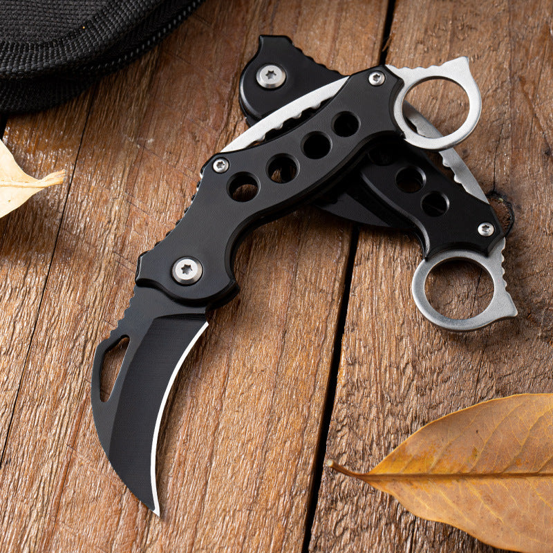 With Holes Portable Outdoor Claw Knife Folding Knives EDC Tool