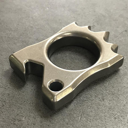 Titanium Hedgehog Open Bottle Knuckle Duster – EDC Multi-Tool