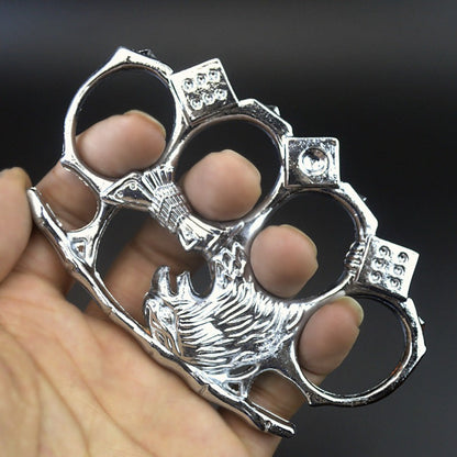 Dice Game-brass Knuckle Duster Self-protection Finger Spiked EDC
